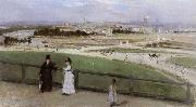 Berthe Morisot Face on Paris from Trocadero oil